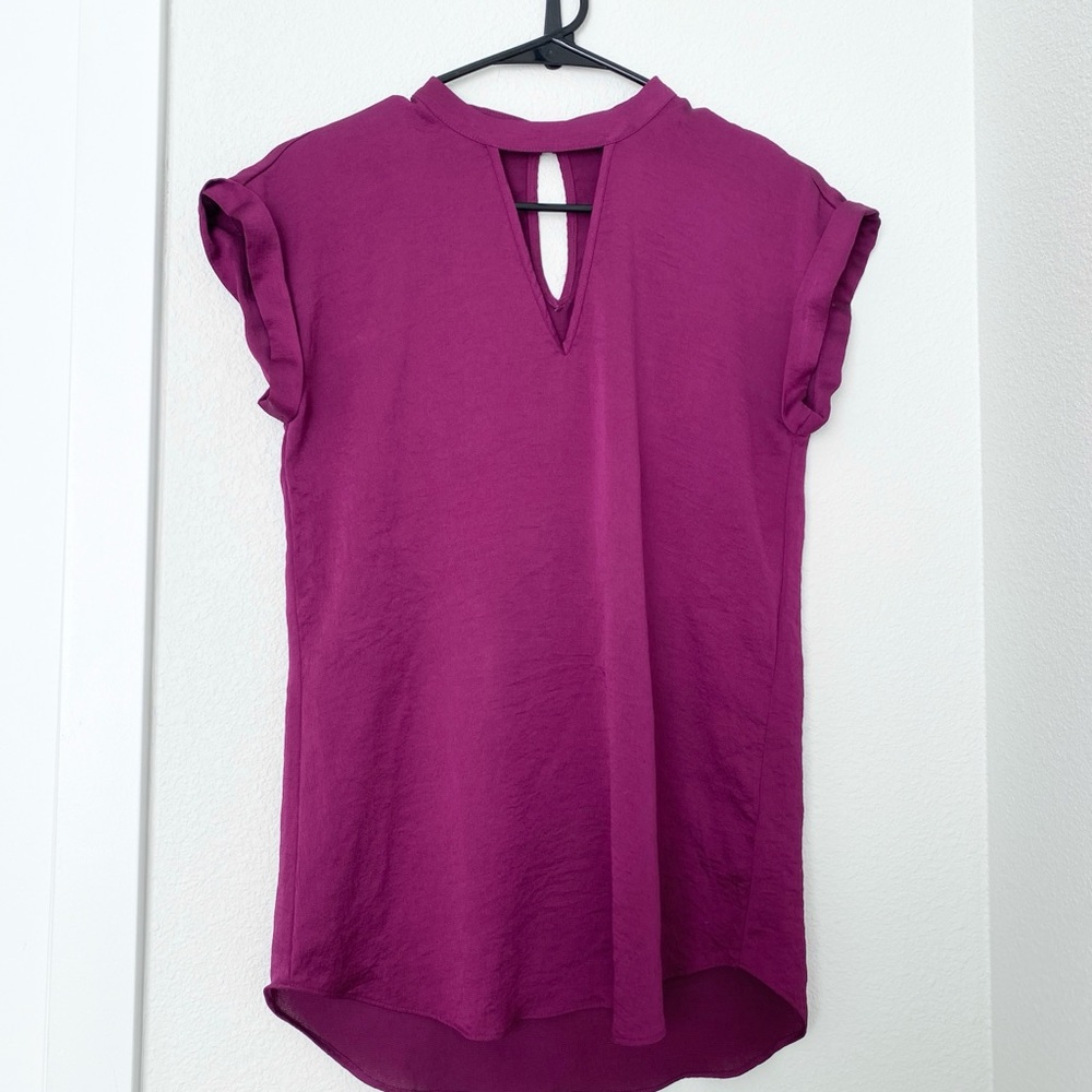 Women's Express Purple Dress Top